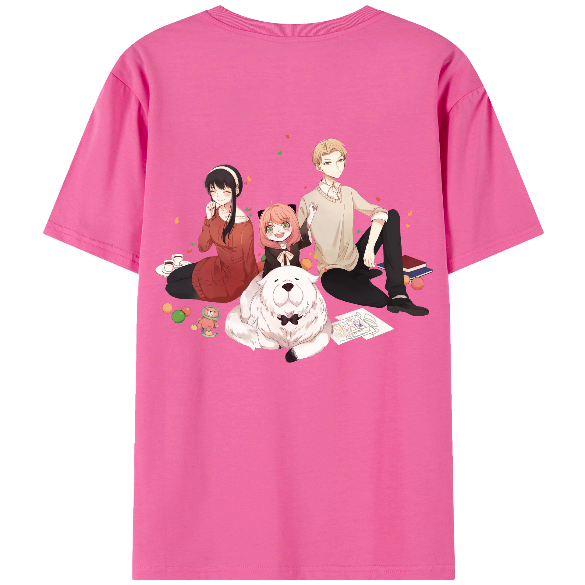 （画像用） SPY×FAMILY间谍家家酒 レディース半袖Tシャツ(バックプリント)